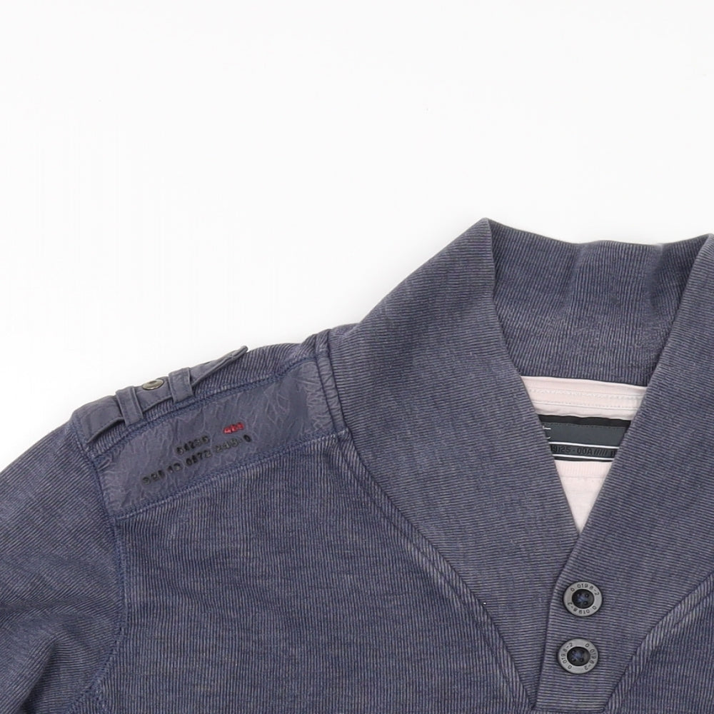 Mens UK Size XL NEXT Blue Pullover Sweatshirt