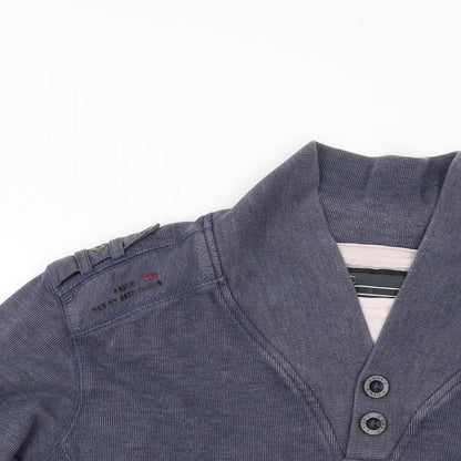 Mens UK Size XL NEXT Blue Pullover Sweatshirt