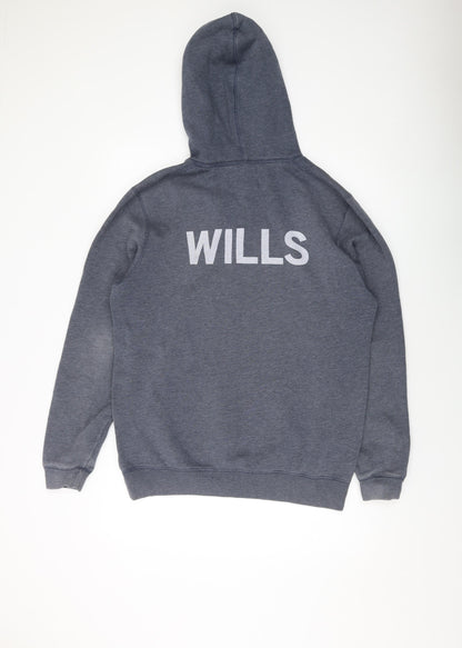Mens UK Size M Jack Wills Grey Pullover Hoodie