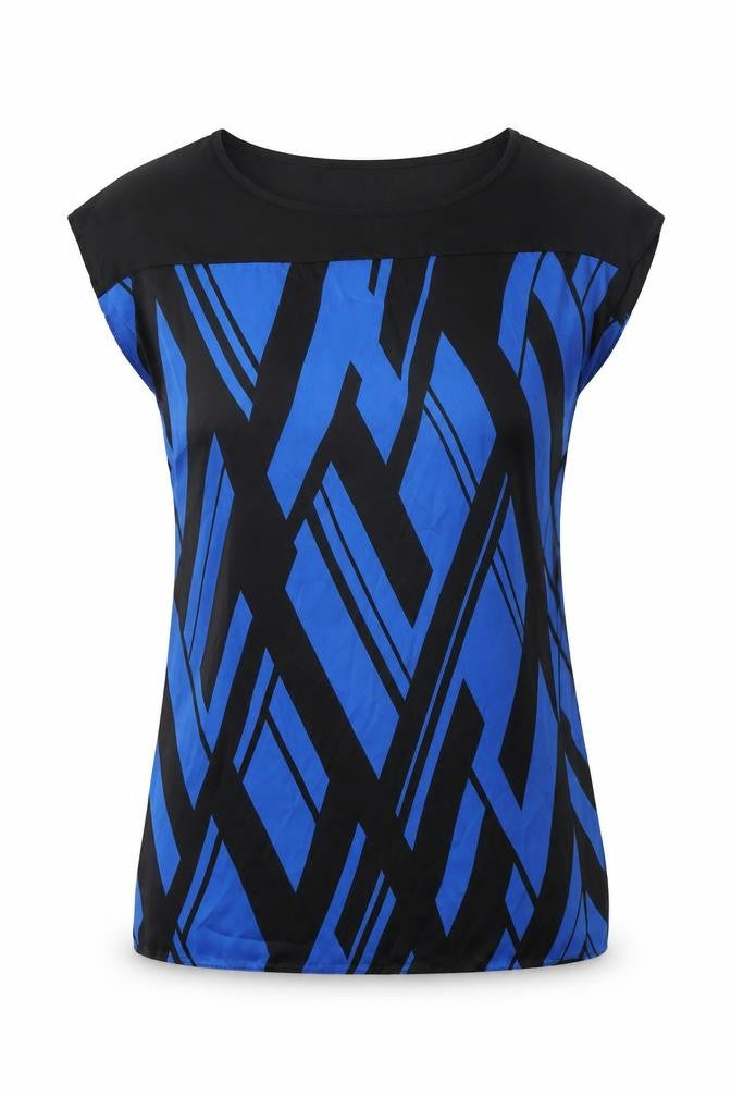 Womens UK Size 10 Dorothy Perkins Blue Basic Blouse