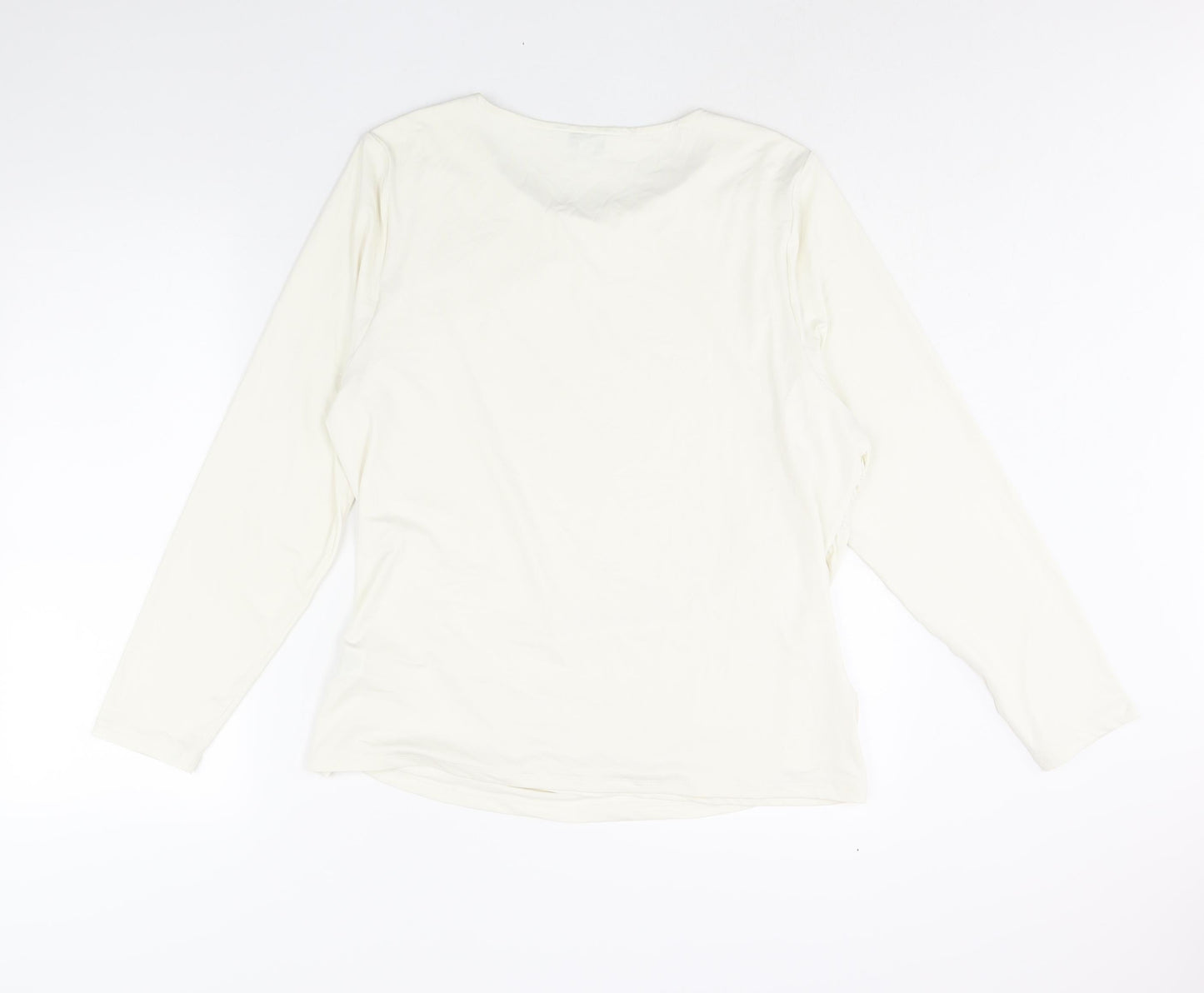 Womens UK Size 20 Marks and Spencer Ivory Basic Blouse