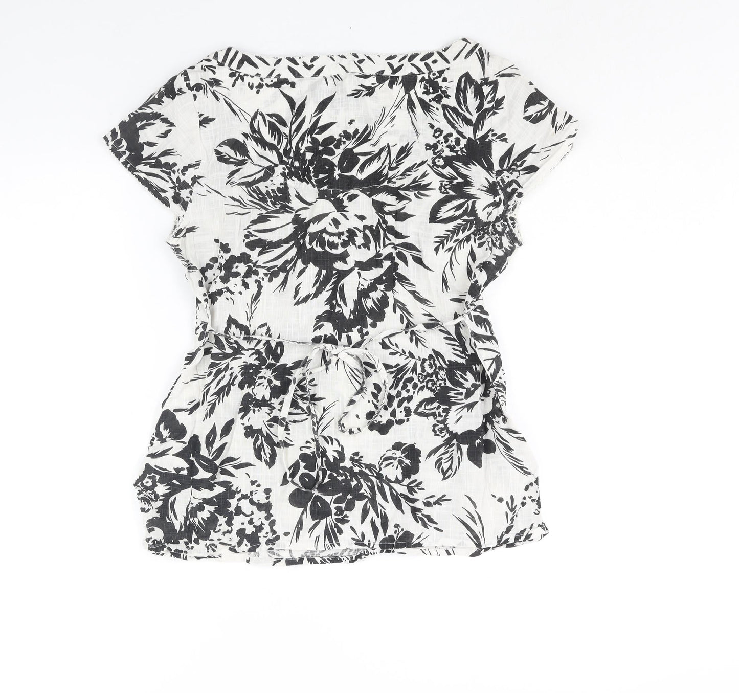 Womens UK Size 12 Per Una White Basic Blouse