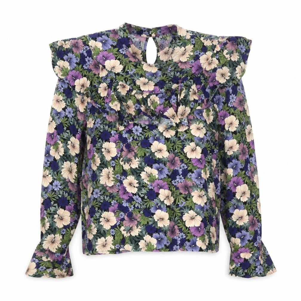 Womens UK Size 8 Warehouse Multicoloured Basic Blouse