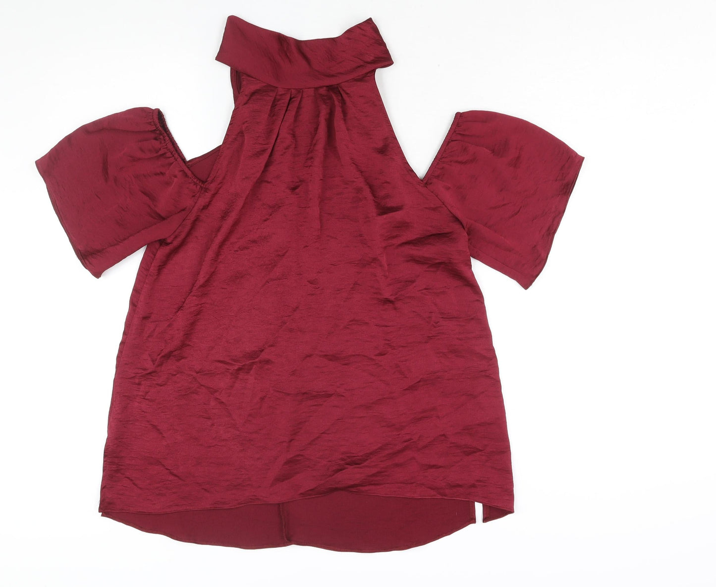 Womens UK Size 12 Friends Like These Red Basic Blouse