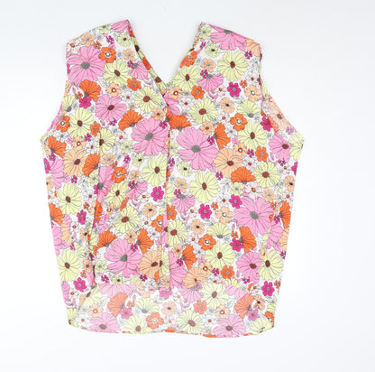 Womens UK Size 24 Marks and Spencer Multicoloured Camisole Blouse