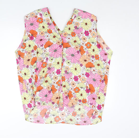 Womens UK Size 24 Marks and Spencer Multicoloured Camisole Blouse