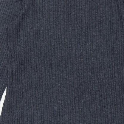 Marks and Spencer Womens Blue Polyester Shift Size 12 Round Neck Pullover