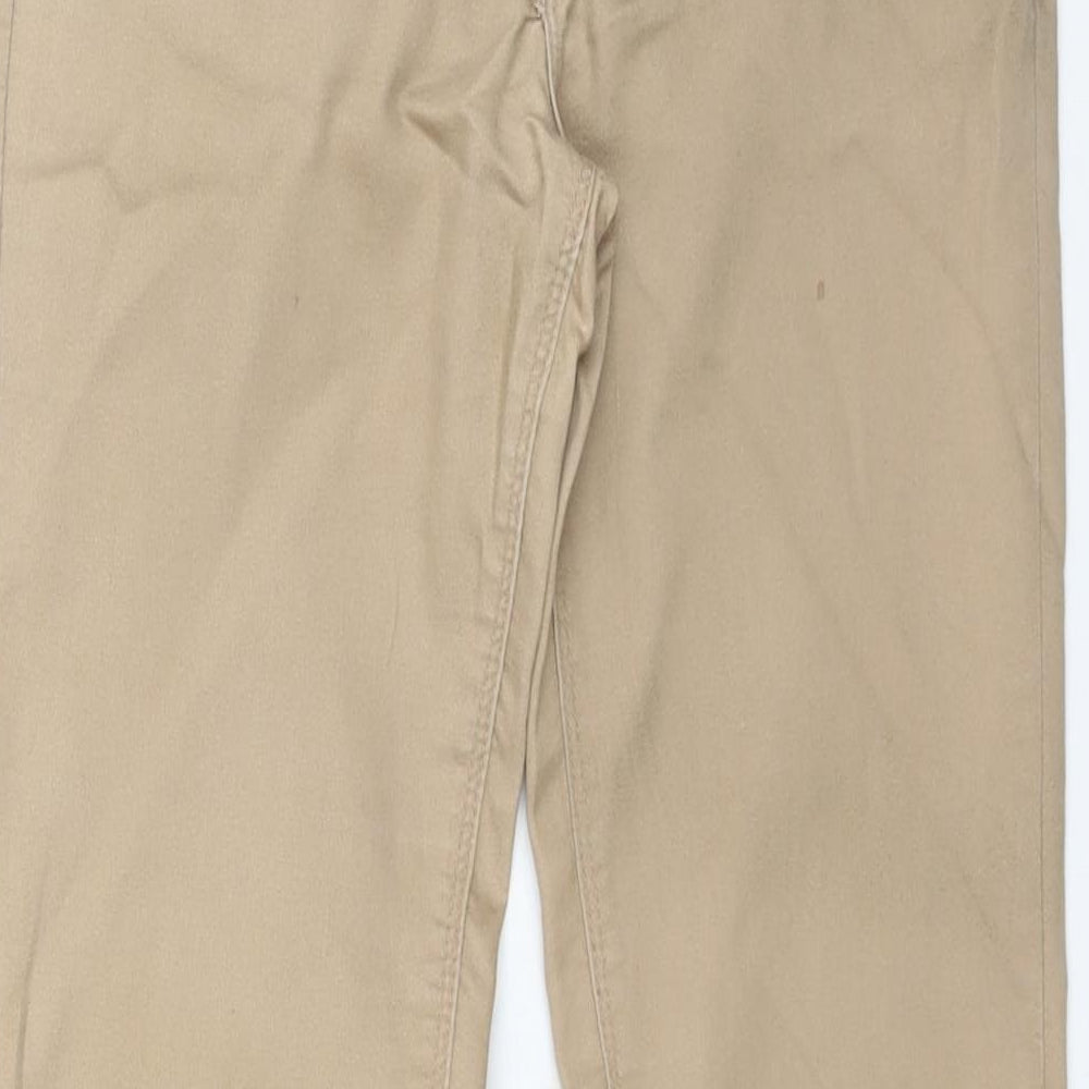 Denim & Co. Womens Brown Cotton Skinny Jeans Size 8 L29 in Regular Zip