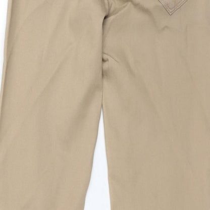 Denim & Co. Womens Brown Cotton Skinny Jeans Size 8 L29 in Regular Zip