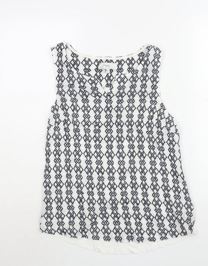 Womens UK Size 12 NEXT White Camisole Blouse