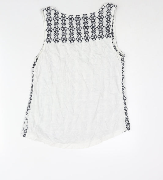 Womens UK Size 12 NEXT White Camisole Blouse