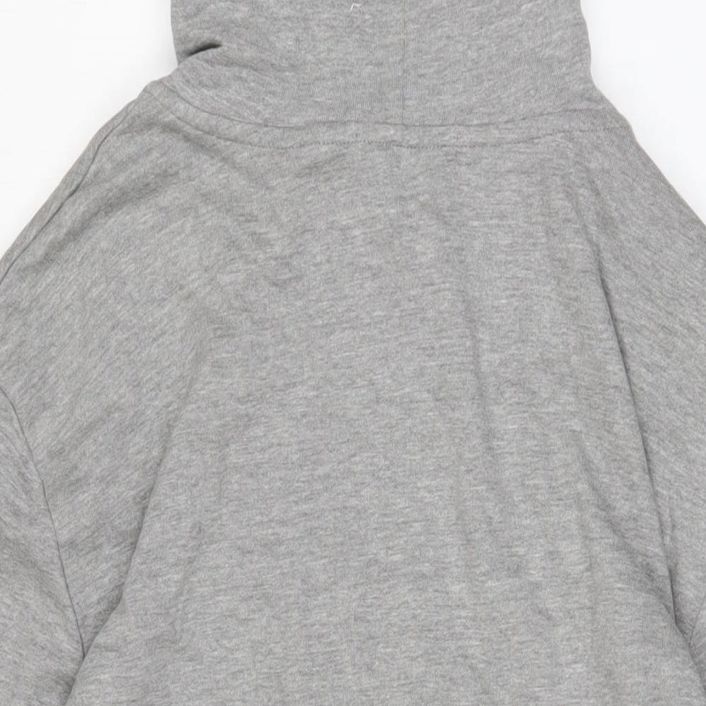 Avenue Mens Grey Cotton Full Zip Hoodie Size 2XL