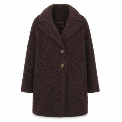 Womens UK Size 10 Dorothy Perkins Brown Overcoat