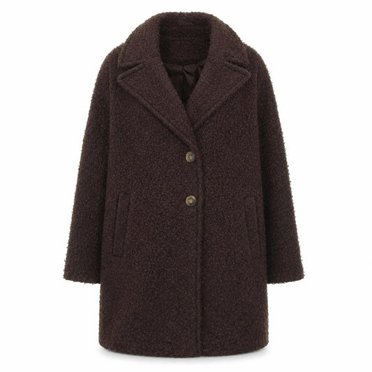 Womens UK Size 10 Dorothy Perkins Brown Overcoat