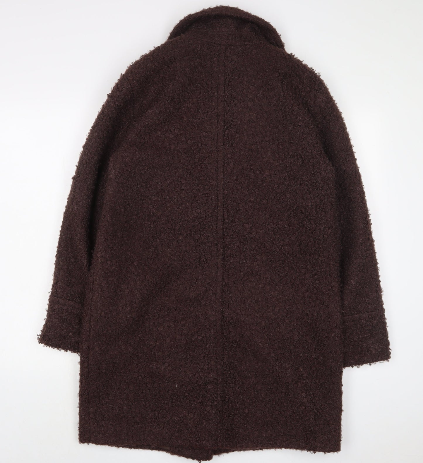 Womens UK Size 10 Dorothy Perkins Brown Overcoat