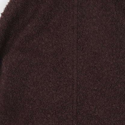 Womens UK Size 10 Dorothy Perkins Brown Overcoat