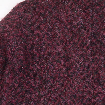 Peter James Womens Pink Jacket Size L Button