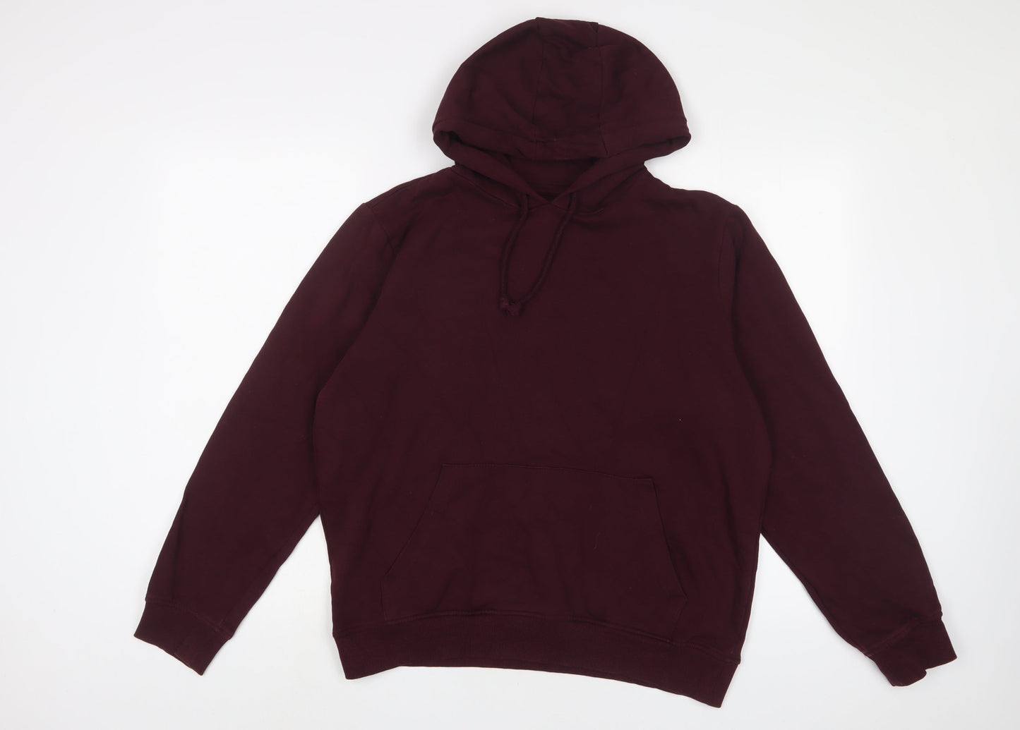 Mens UK Size L Brave Soul Red Pullover Hoodie