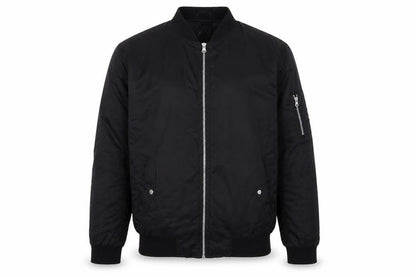 Mens UK Size L Boohoo Black Bomber Jacket