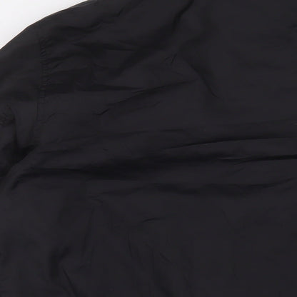 Mens UK Size L Boohoo Black Bomber Jacket