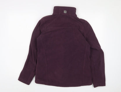 mountain ware' Womens Purple Jacket Size 10 Zip - Zip Pockets