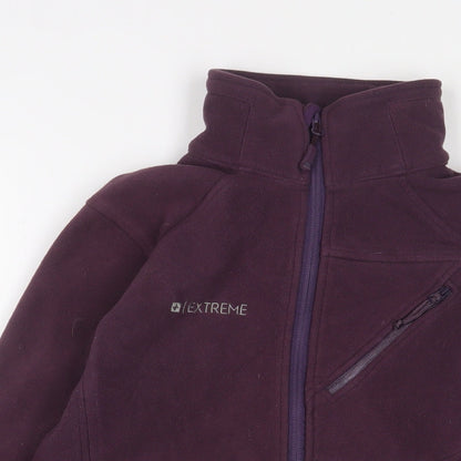 mountain ware' Womens Purple Jacket Size 10 Zip - Zip Pockets
