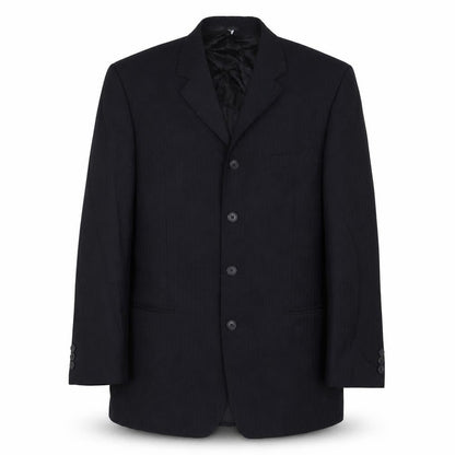 Next Mens Blue Striped Wool Jacket Suit Jacket Size 40 Regular