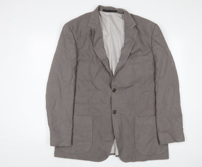 Mens UK Size 42 Marks and Spencer Regular Beige Suit Jacket
