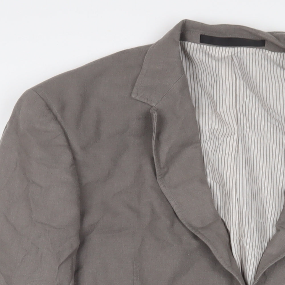 Mens UK Size 42 Marks and Spencer Regular Beige Suit Jacket
