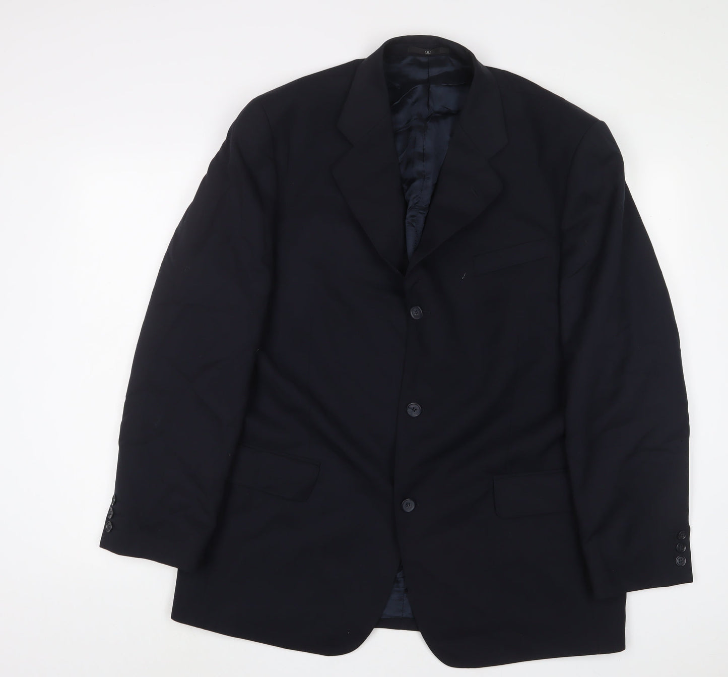 Mens UK Size 44 Ciro Citterio Regular Blue Suit Jacket