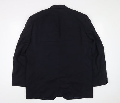 Mens UK Size 44 Ciro Citterio Regular Blue Suit Jacket