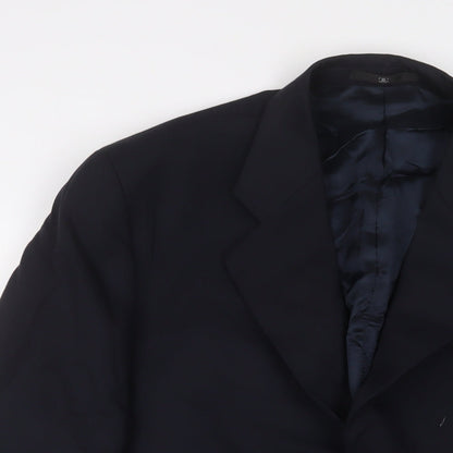Mens UK Size 44 Ciro Citterio Regular Blue Suit Jacket