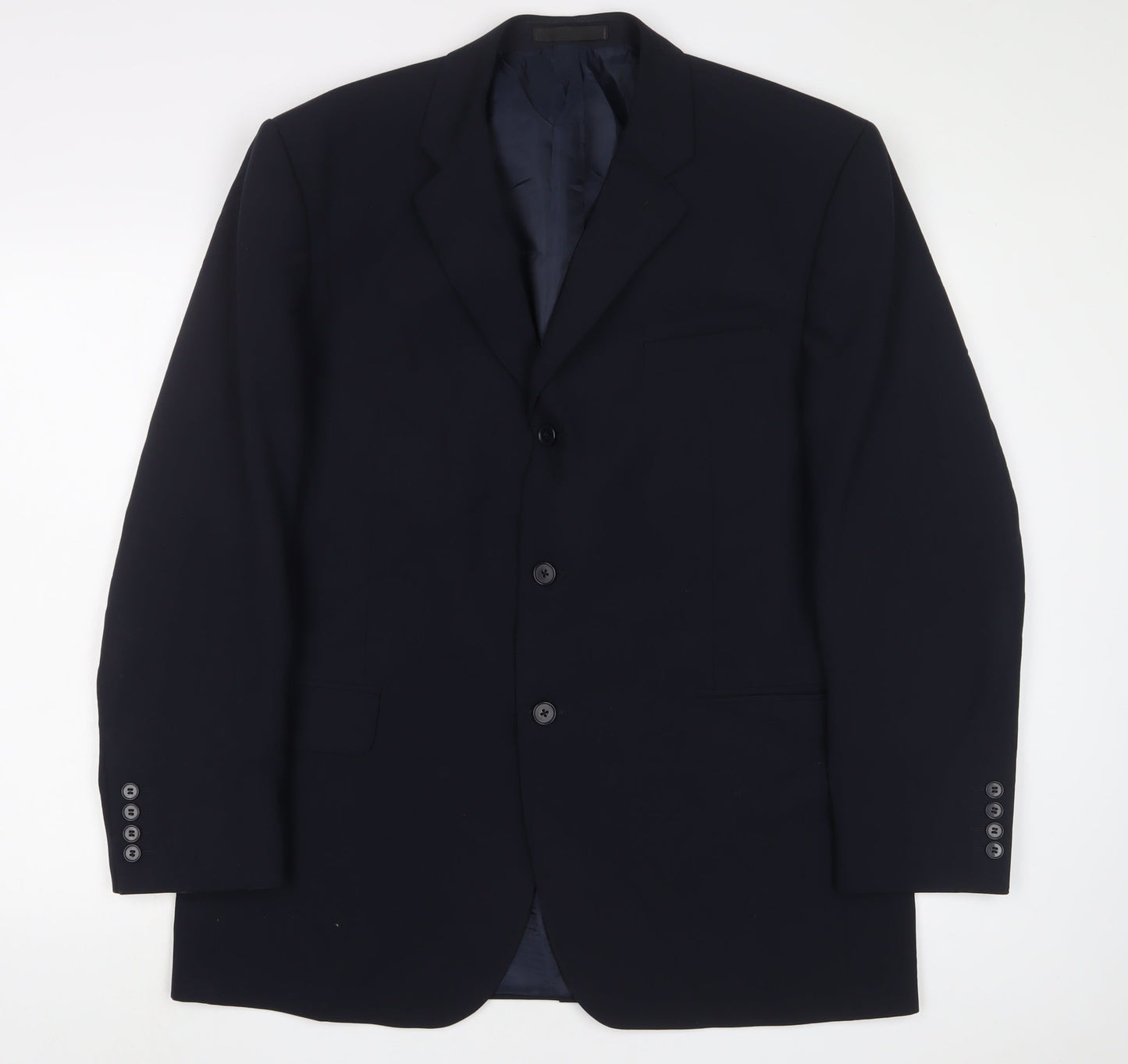 Mens UK Size 44 BHS Regular Blue Suit Jacket