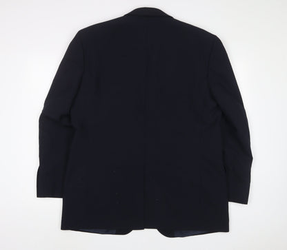 Mens UK Size 44 BHS Regular Blue Suit Jacket