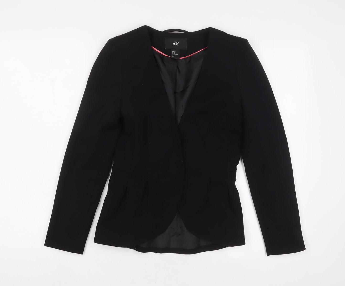 Womens UK Size 6 H&M Black Jacket