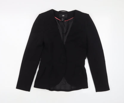 Womens UK Size 6 H&M Black Jacket