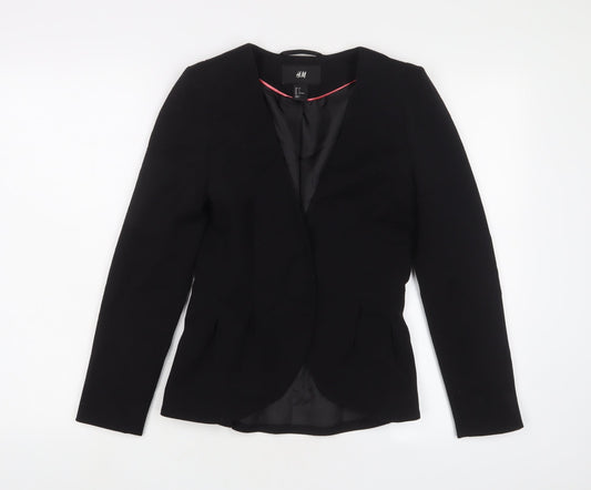 Womens UK Size 6 H&M Black Jacket