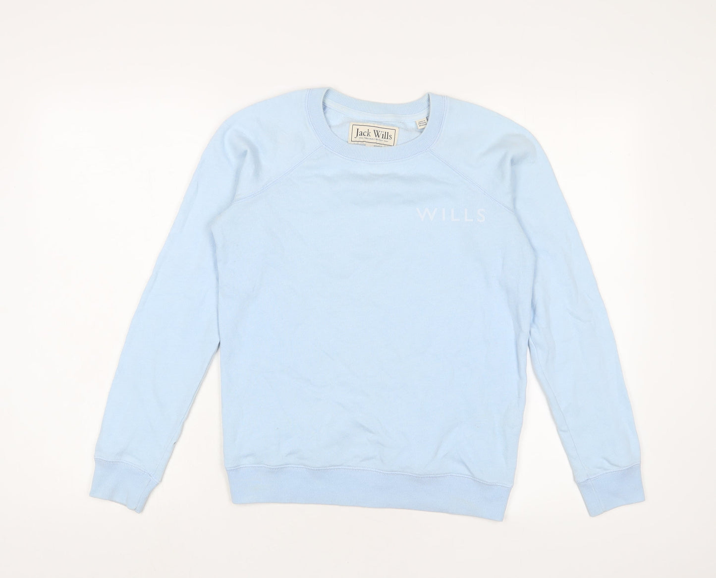 Womens UK Size 8 Jack Wills Blue Pullover Sweatshirt