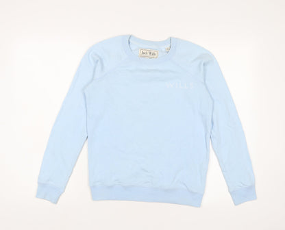 Womens UK Size 8 Jack Wills Blue Pullover Sweatshirt