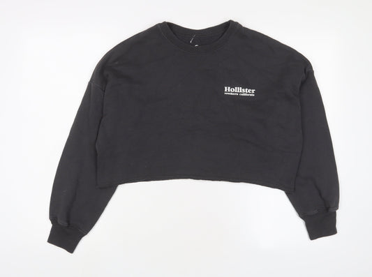 Hollister Womens Grey Cotton Pullover Sweatshirt Size XS Pullover