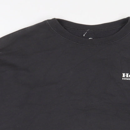 Hollister Womens Grey Cotton Pullover Sweatshirt Size XS Pullover