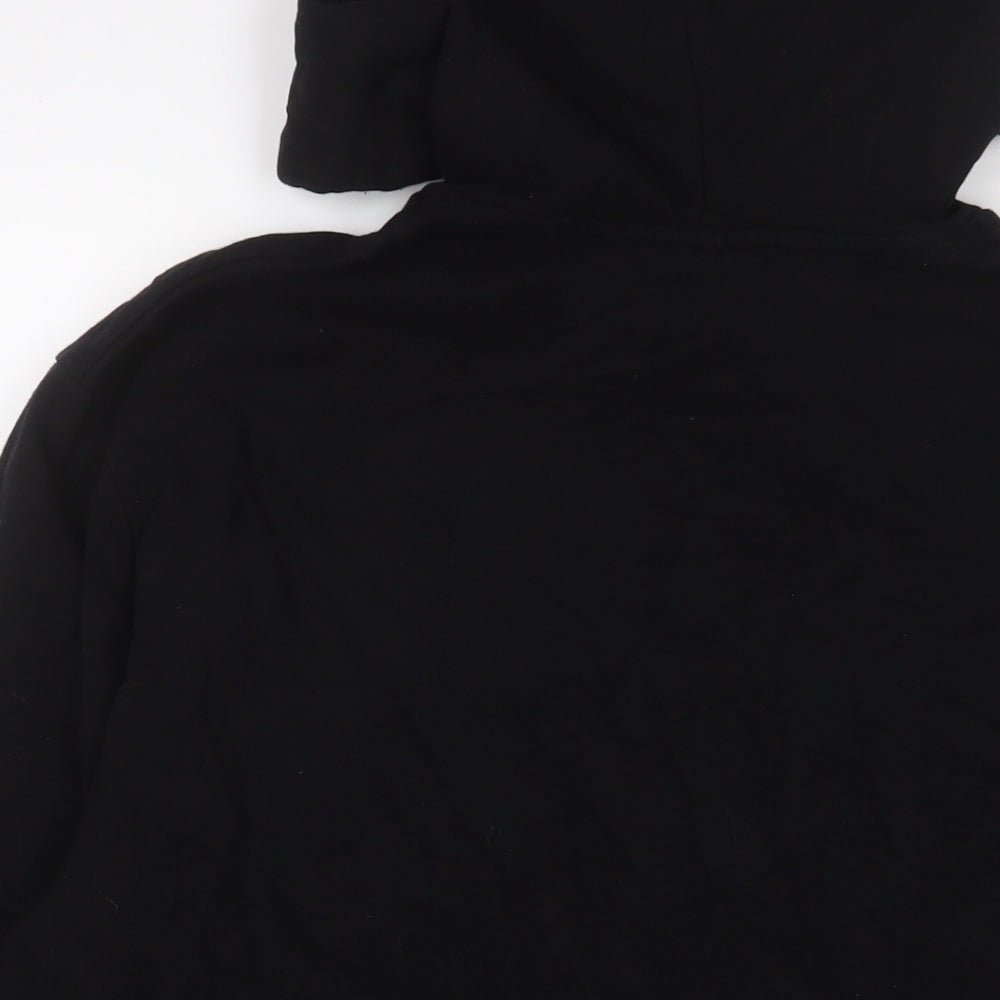 Mens UK Size S COLLUSION Black Pullover Hoodie