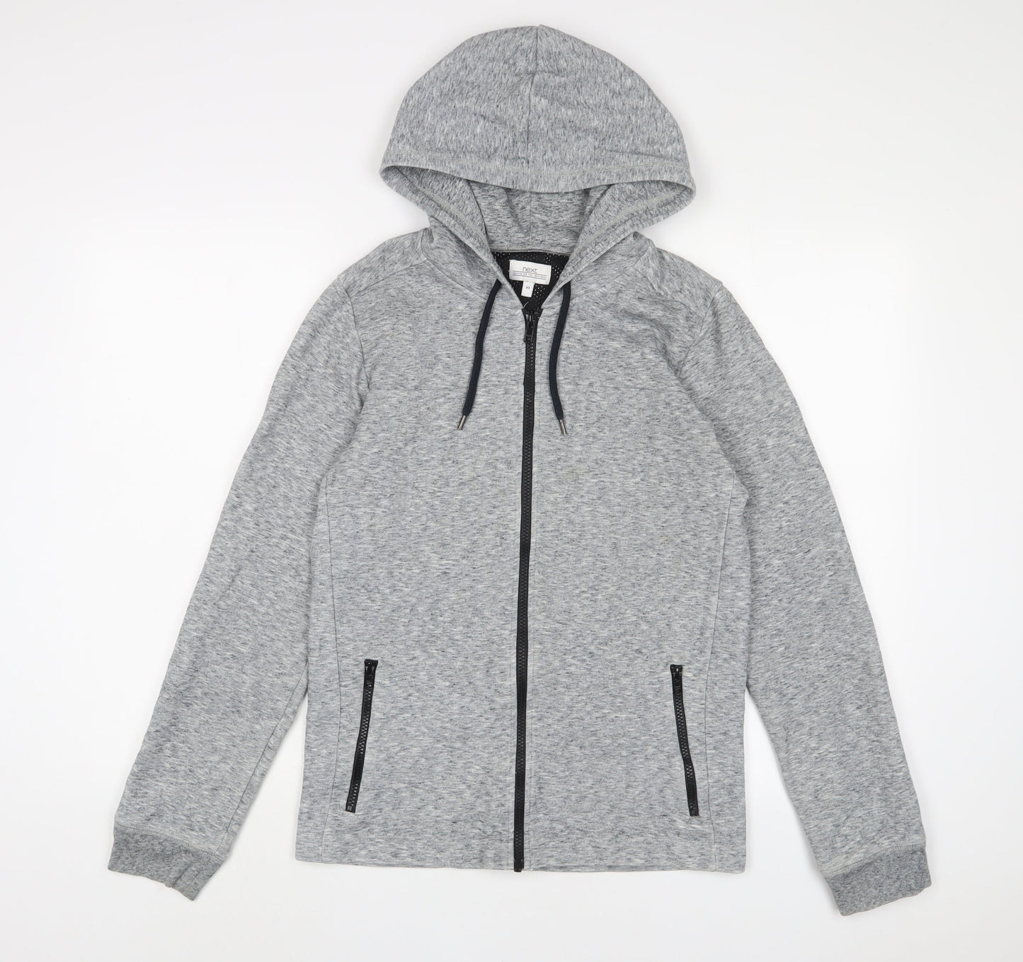 Mens UK Size XS NEXT Grey Full Zip Hoodie