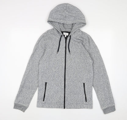 Mens UK Size XS NEXT Grey Full Zip Hoodie