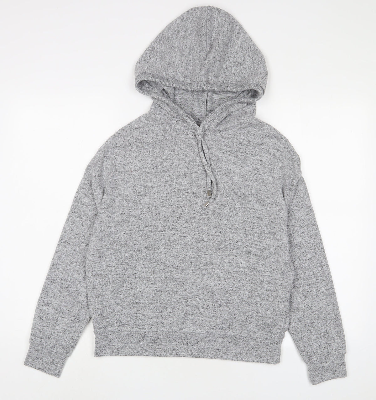 Dorothy Perkins Womens Grey Polyester Pullover Hoodie Size 10 Pullover