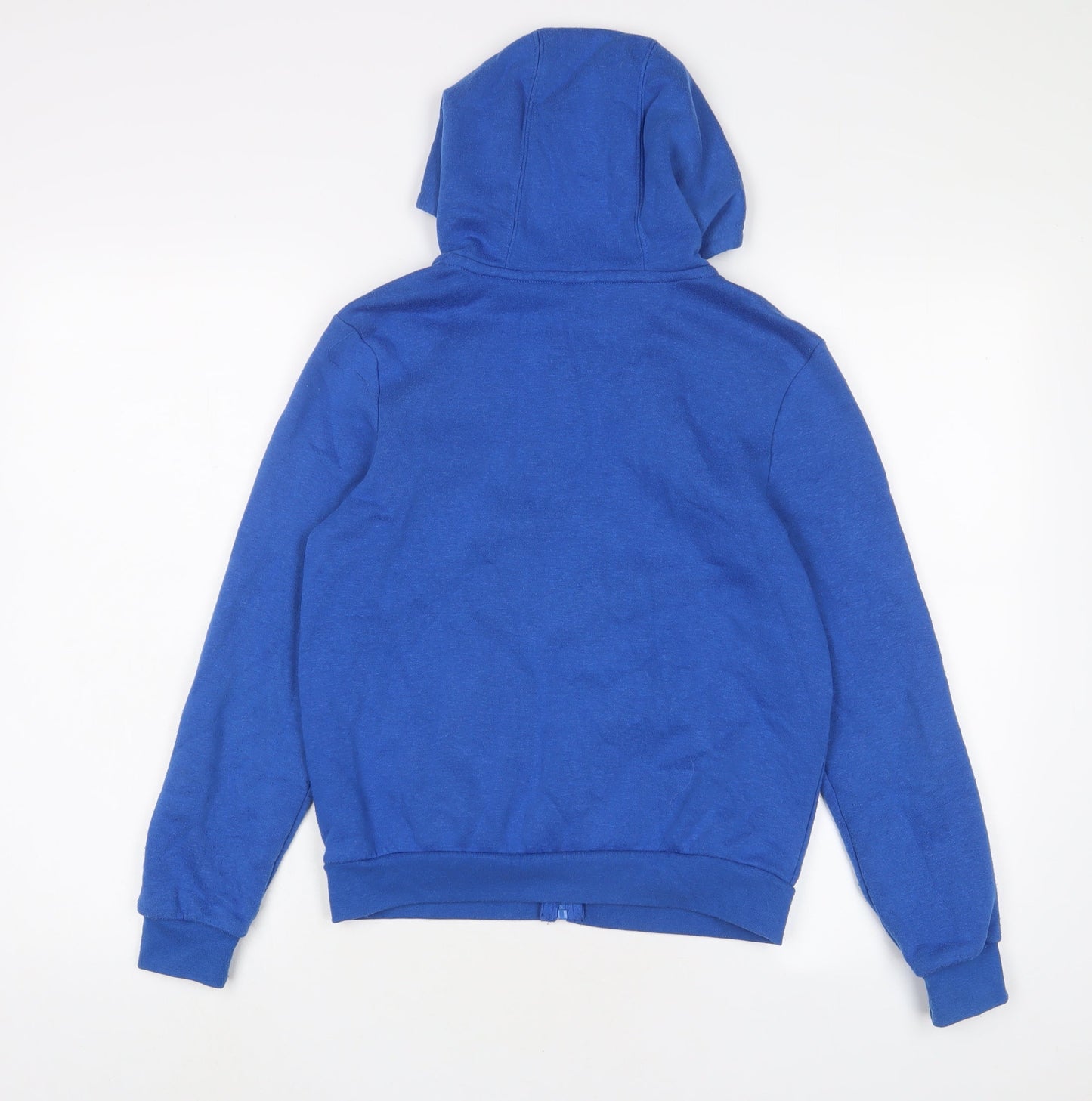 Slazenger Boys Blue Cotton Full Zip Hoodie Size 11-12 Years Zip