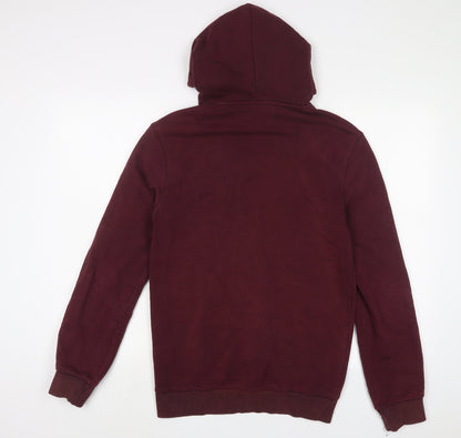 Mens UK Size S H&M Purple Pullover Hoodie