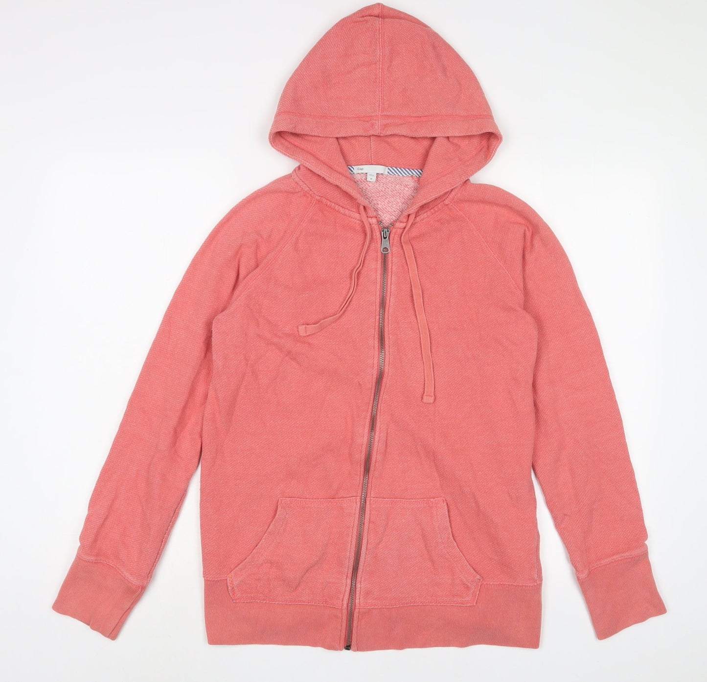 Mens UK Size M Gap Orange Full Zip Hoodie