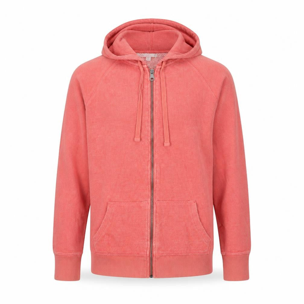 Mens UK Size M Gap Orange Full Zip Hoodie