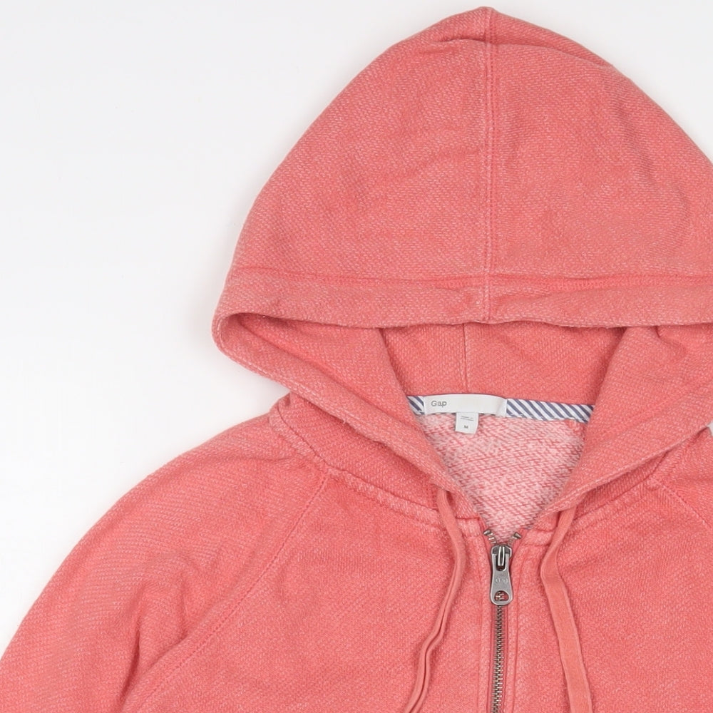 Mens UK Size M Gap Orange Full Zip Hoodie